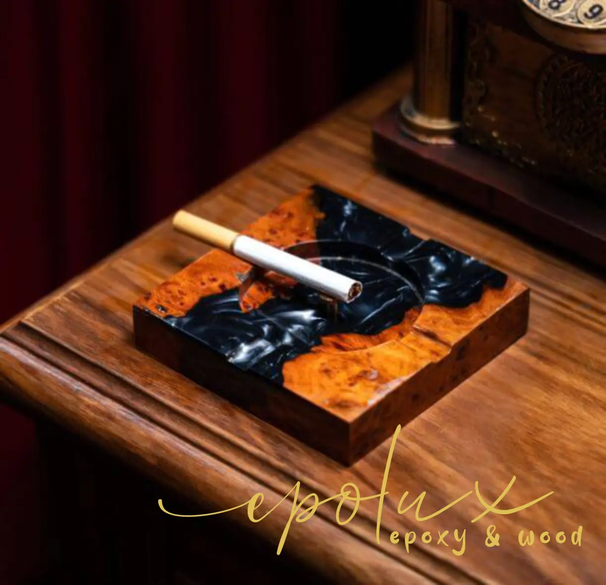 Epoxy ashtray